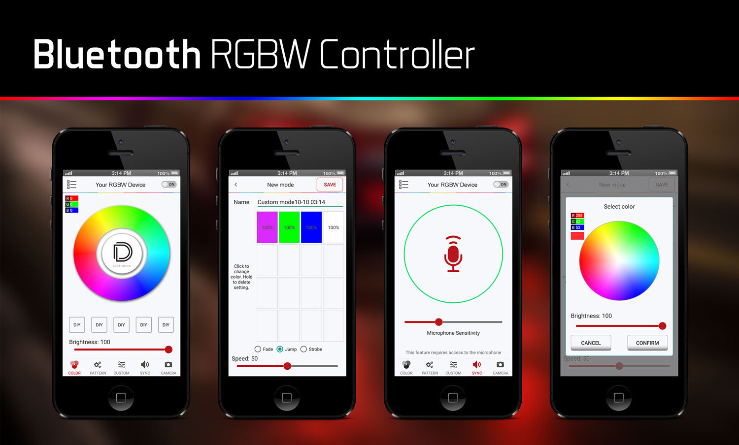 Bluetooth RGBW M8 Controller 1ch Diode Dynamics-dd3066