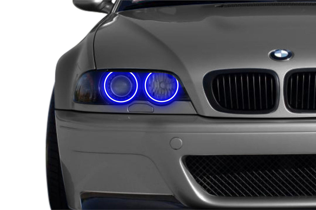BMW 3-Series w/o OEM HID (99-05): Profile Prism Fitted Halos (Kit)-EDC01319