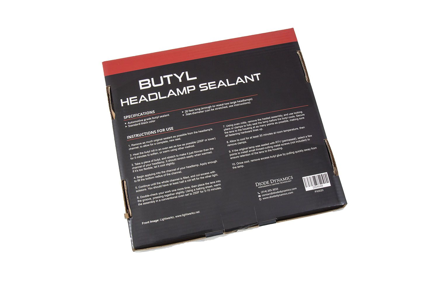 Butyl Headlamp Sealant Diode Dynamics-