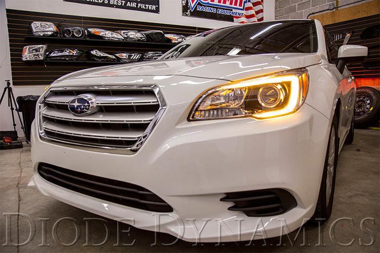 C-Light Switchback LED Halos for 15-17 Subaru Legacy/Outback Diode Dynamics-7