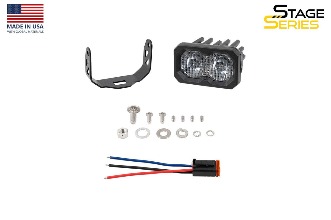 C2 2.0 Stage Series 2 inch White LED Pod Standard (single)-1