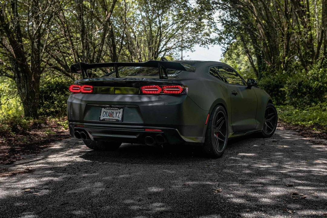 Chevrolet Camaro (16-18) (Pair / Facelift / Smoked): Morimoto XB LED Tails-1