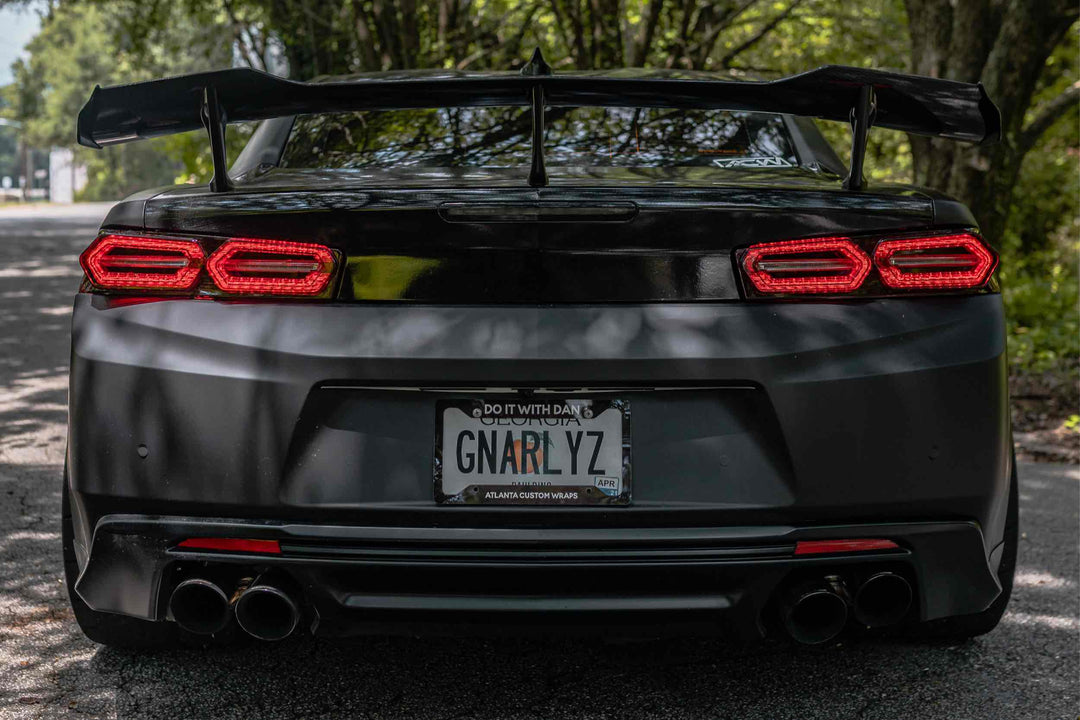 Chevrolet Camaro (16-18) (Pair / Facelift / Smoked): Morimoto XB LED Tails-7