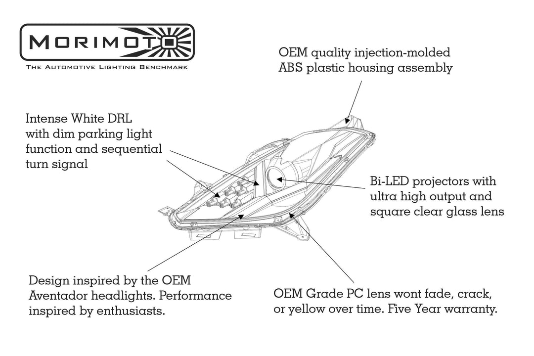 Chevrolet Corvette (14-19): Morimoto XB LED Headlights-9