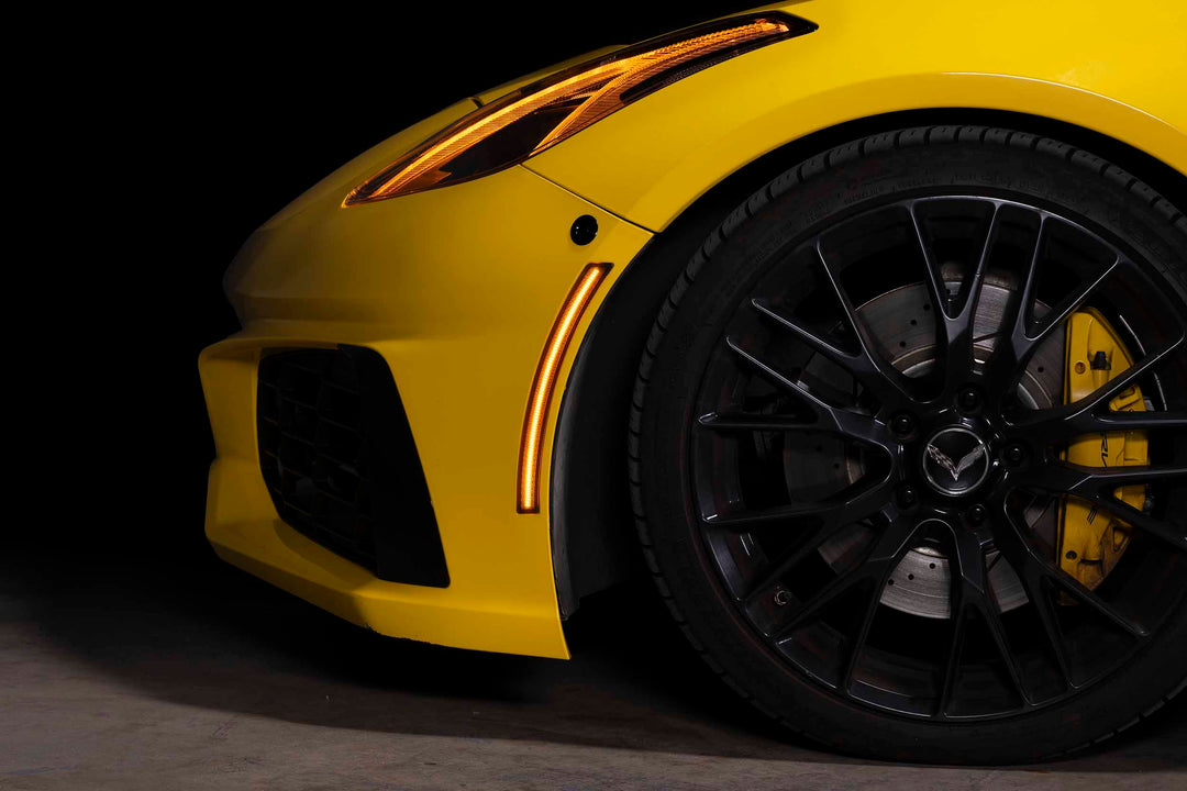 Chevrolet corvette C7 (14-19): XB LED Side Markers (Front/ Amber)-1