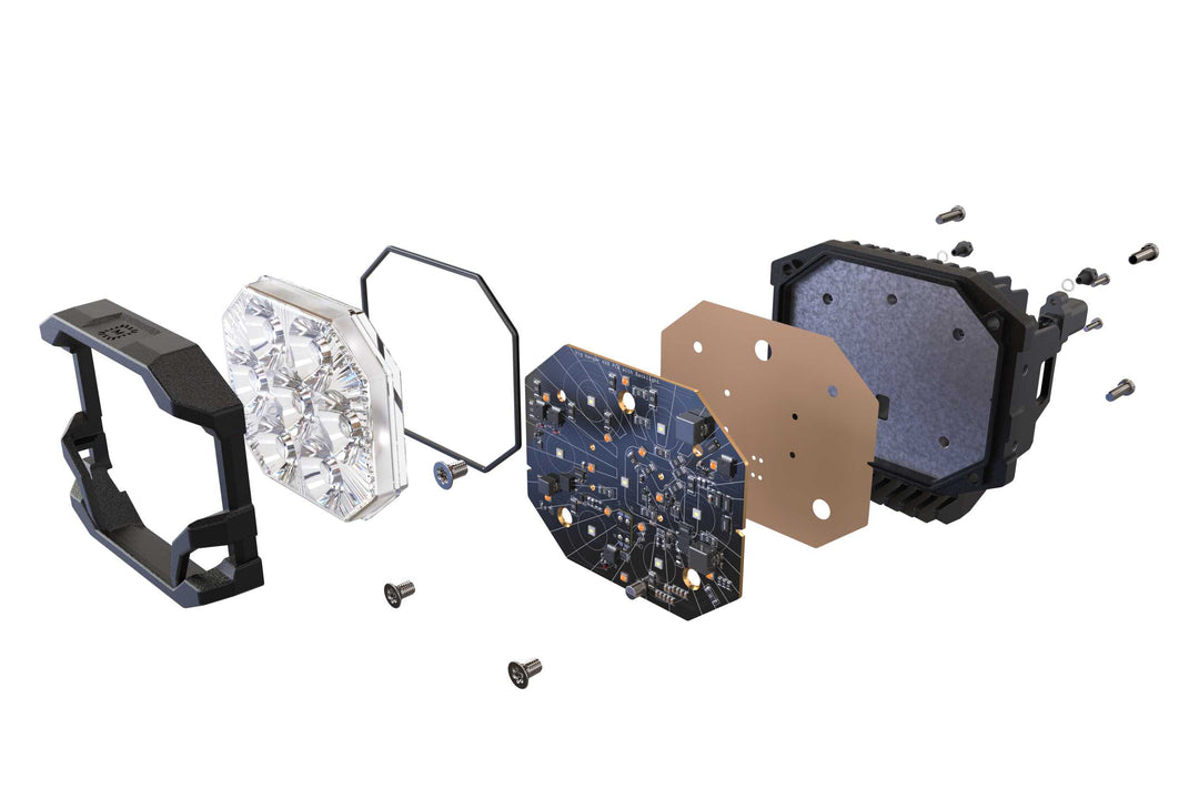 Chevrolet Silverado 2020-2024: Morimoto BigBanger LED Ditch Light System-13