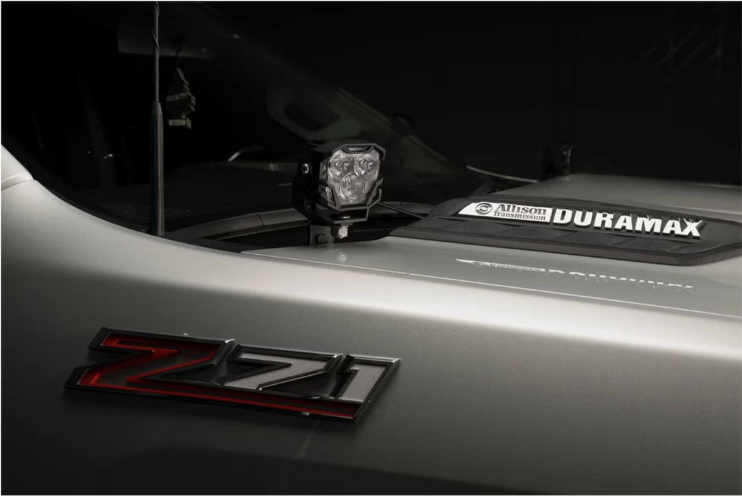 Chevrolet Silverado HD 2020-2024: : Morimoto 4Banger LED Ditch Light System-1