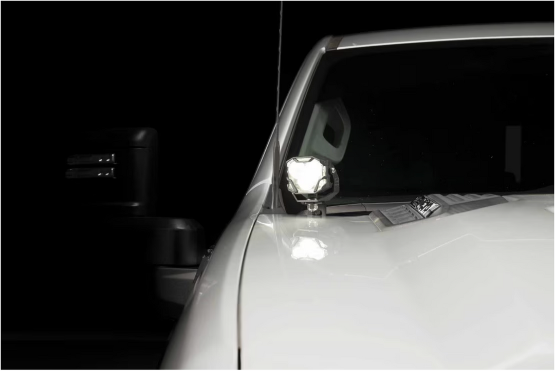 Chevrolet Silverado HD 2020-2024: : Morimoto 4Banger LED Ditch Light System-14