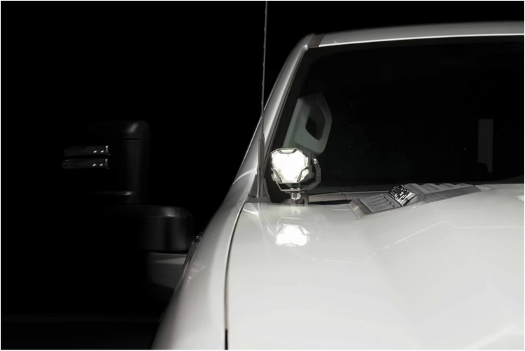 Chevrolet Silverado HD 2020-2024: : Morimoto 4Banger LED Ditch Light System-14