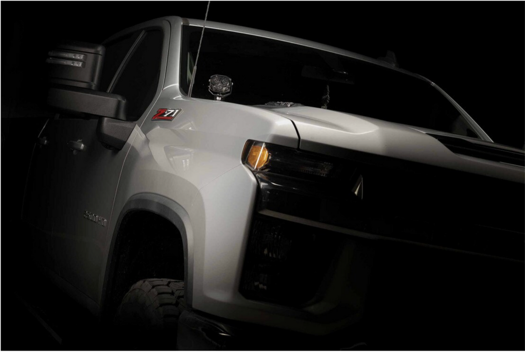 Chevrolet Silverado HD 2020-2024: : Morimoto 4Banger LED Ditch Light System-16