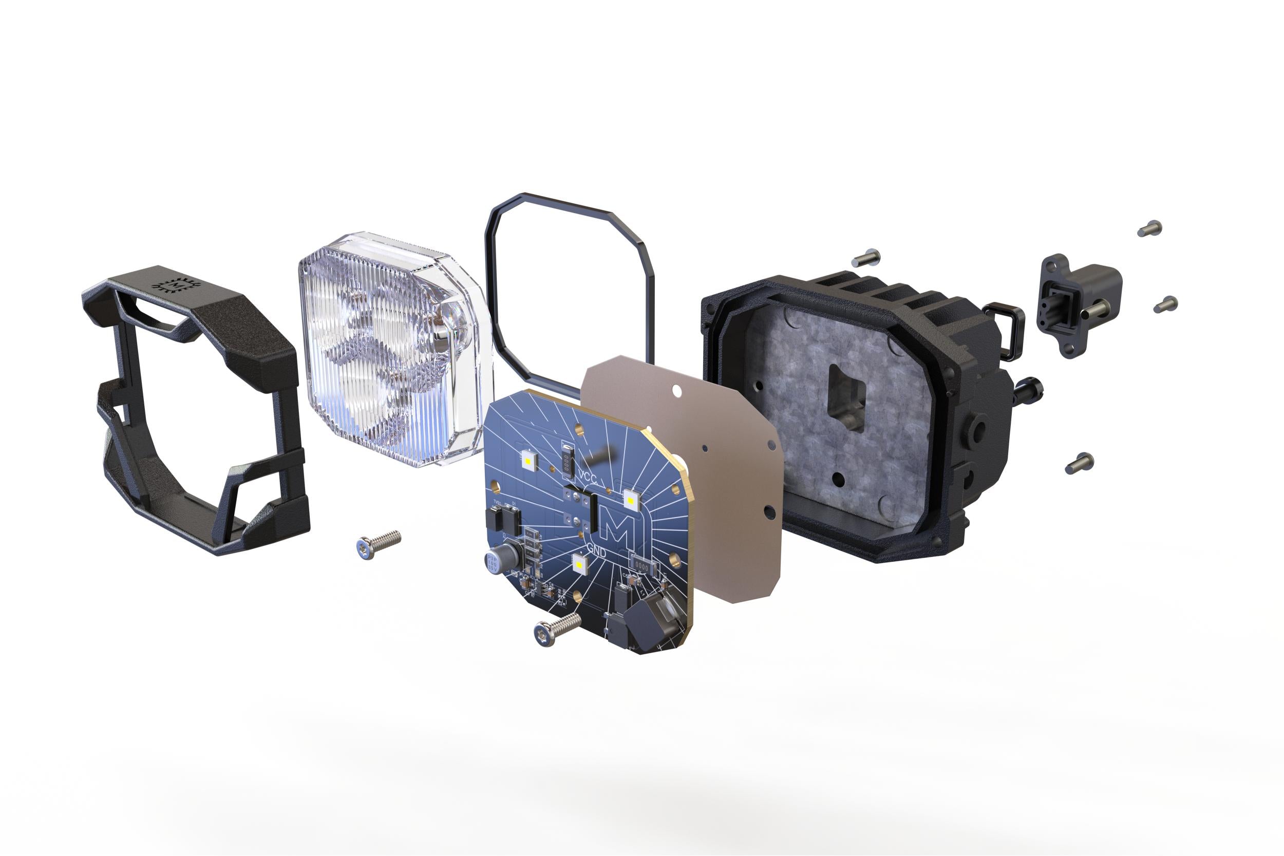 Chevrolet Silverado HD 2020-2024: : Morimoto 4Banger LED Ditch Light System-8