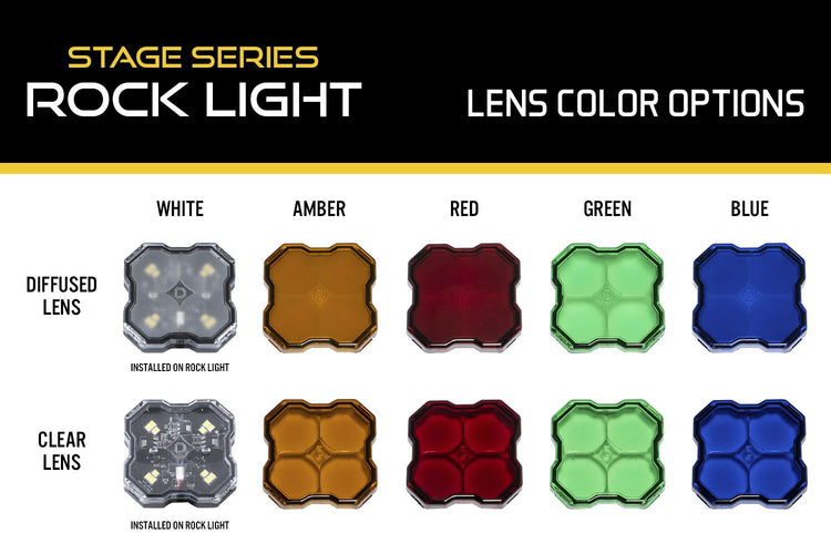 Clear Lens for Stage Series Rock Light (one)-