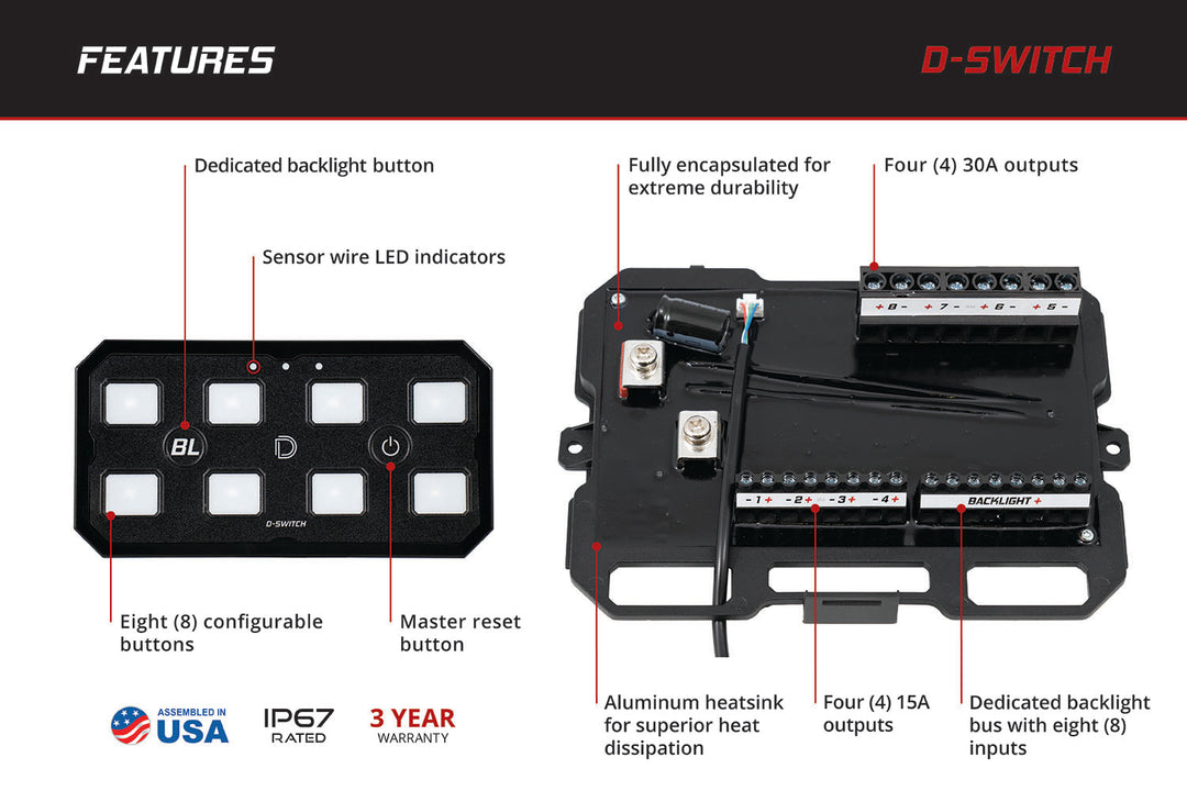Diode Dynamics D-Switch Kit for 2018-2025 Subaru Crosstrek