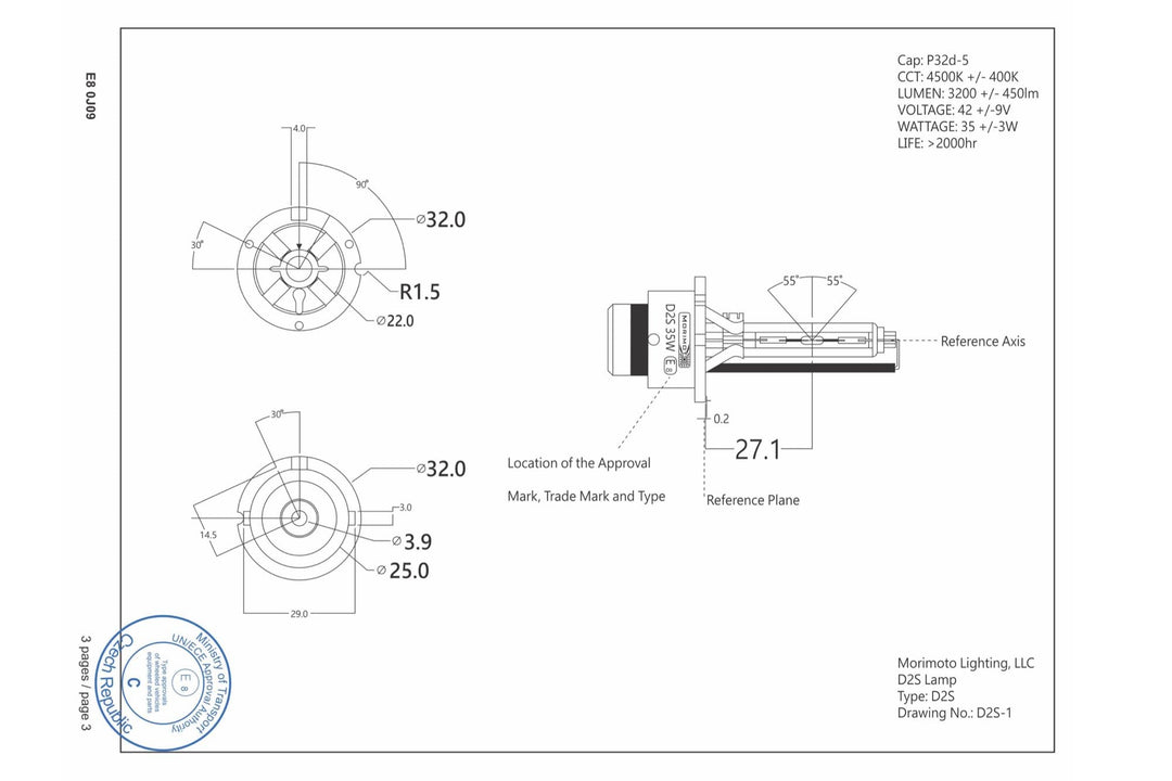 D2S: Morimoto XB 55w HID Bulbs (Pair)-2