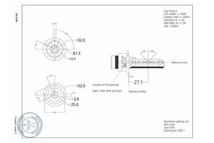 D2S: Morimoto XB 55w HID Bulbs (Pair)-2