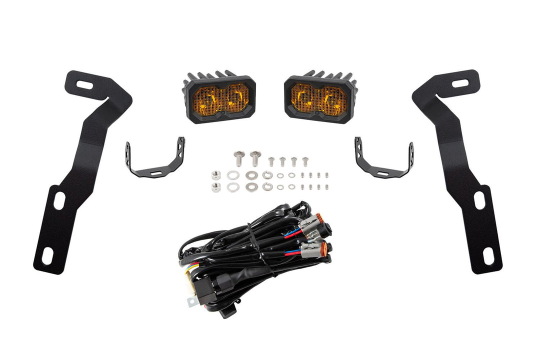 Stage Series Backlit Ditch Light Kit for 2016-2023 Toyota Tacoma