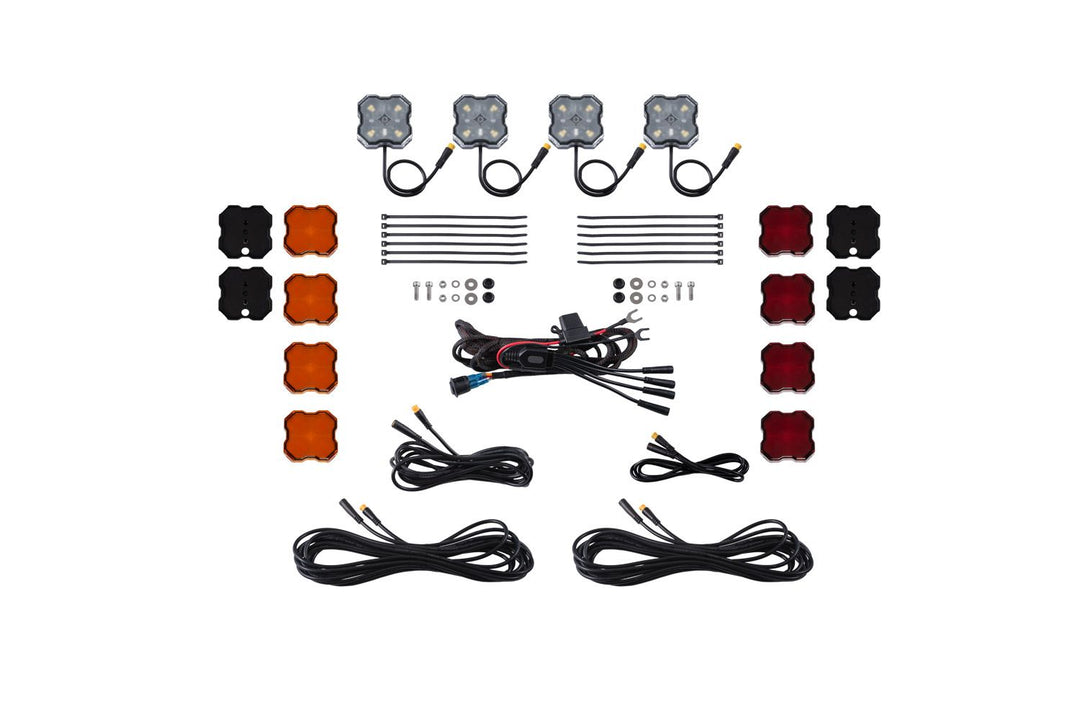 Stage Series Single-Color LED Rock Light Kit (4-Pack)