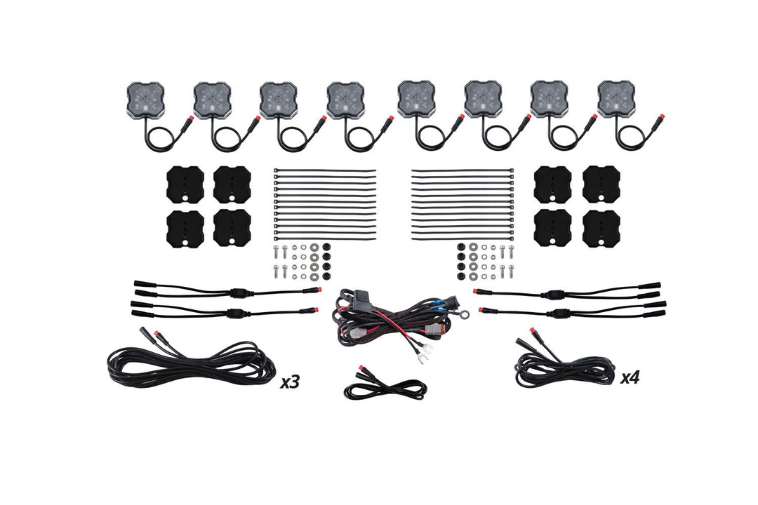 Stage Series RGBW LED Rock Light Kit (8-Pack)