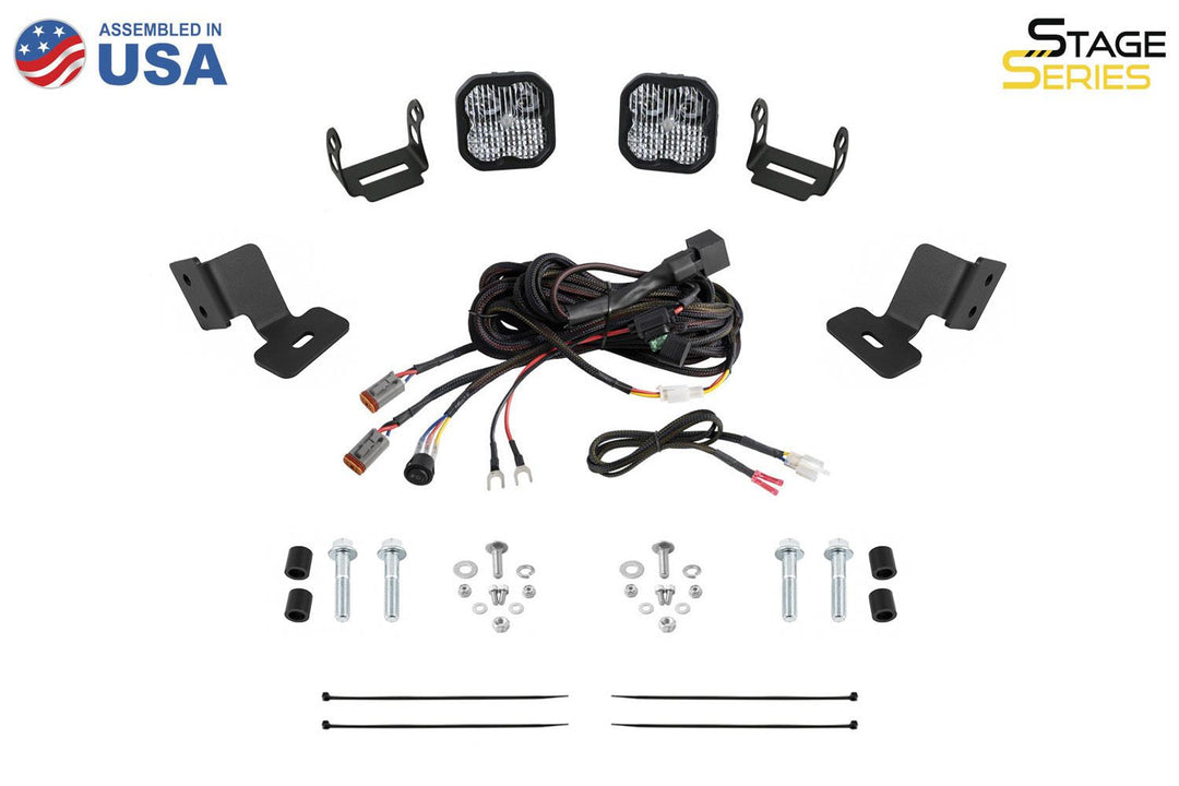 Diode Dynamics Stage Series A-Pillar Pod Kit for 2019-2024 Honda Talon