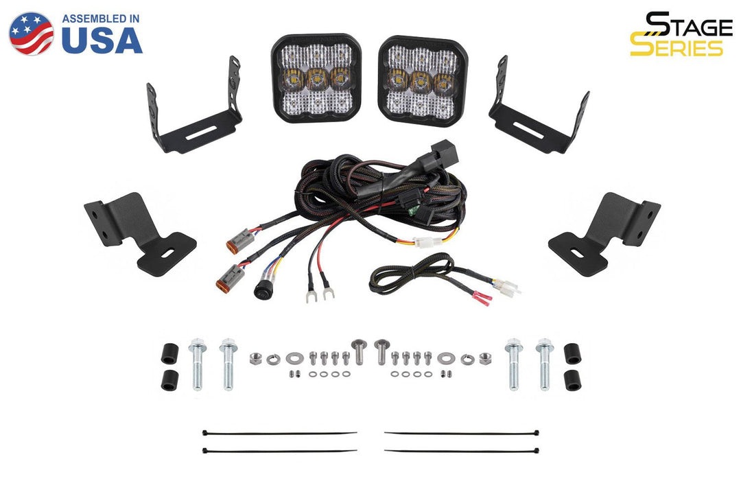 Diode Dynamics Stage Series A-Pillar Pod Kit for 2019-2024 Honda Talon
