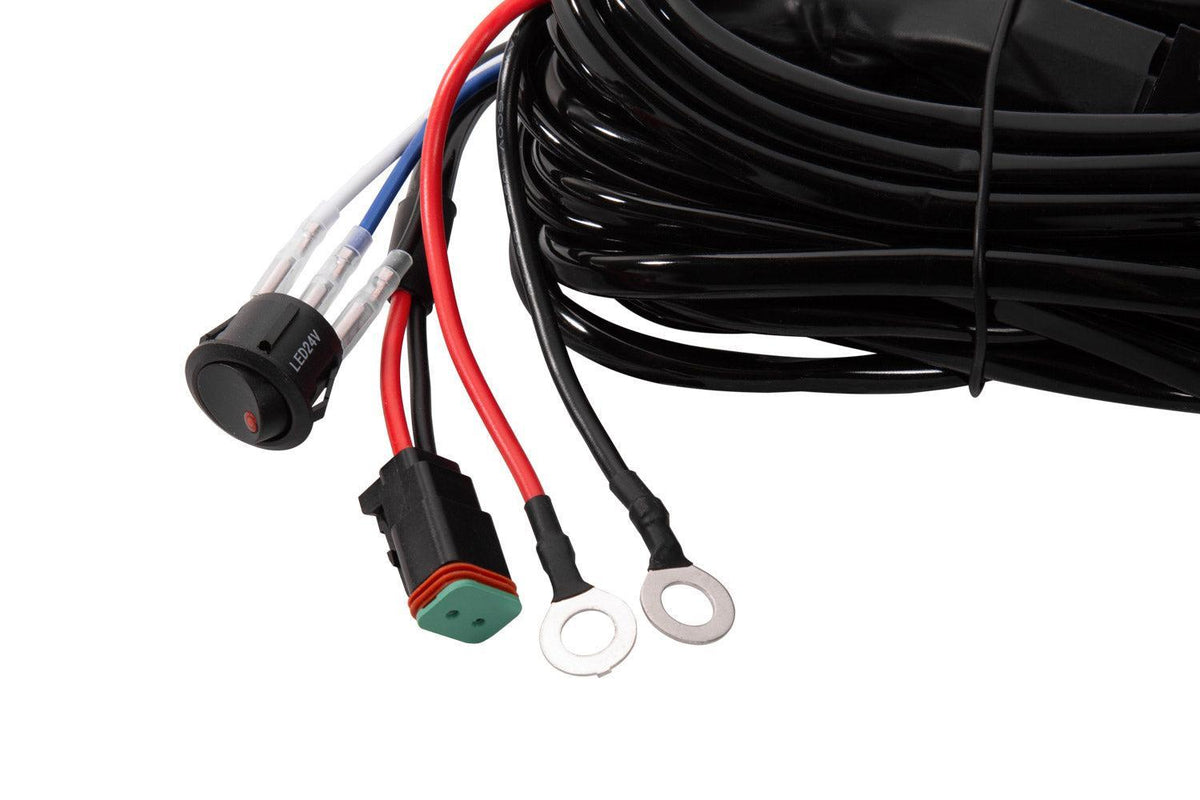 Diode Dynamics Heavy Duty Single Output 2-Pin Offroad Wiring Harness-2