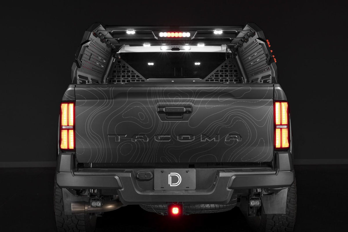 Diode Dynamics Kuat IBEX Bed Rack with SS10 Chase Light Kit-2