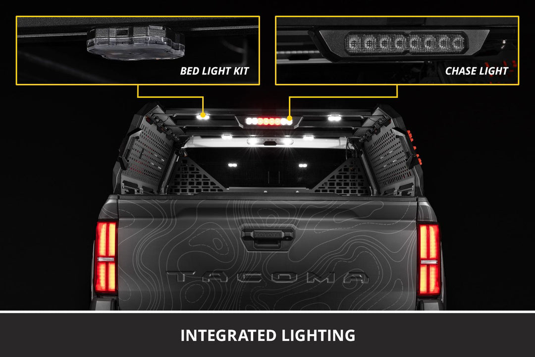 Diode Dynamics Kuat IBEX Bed Rack with SS10 Chase Light Kit-3
