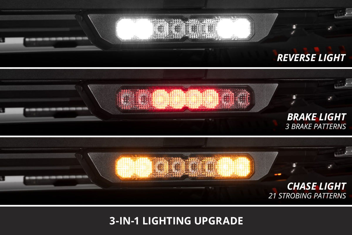 Diode Dynamics Kuat IBEX Bed Rack with SS10 Chase Light Kit-6