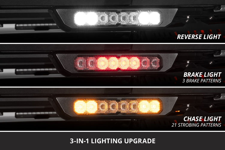 Diode Dynamics Kuat IBEX Bed Rack with SS10 Chase Light Kit-6