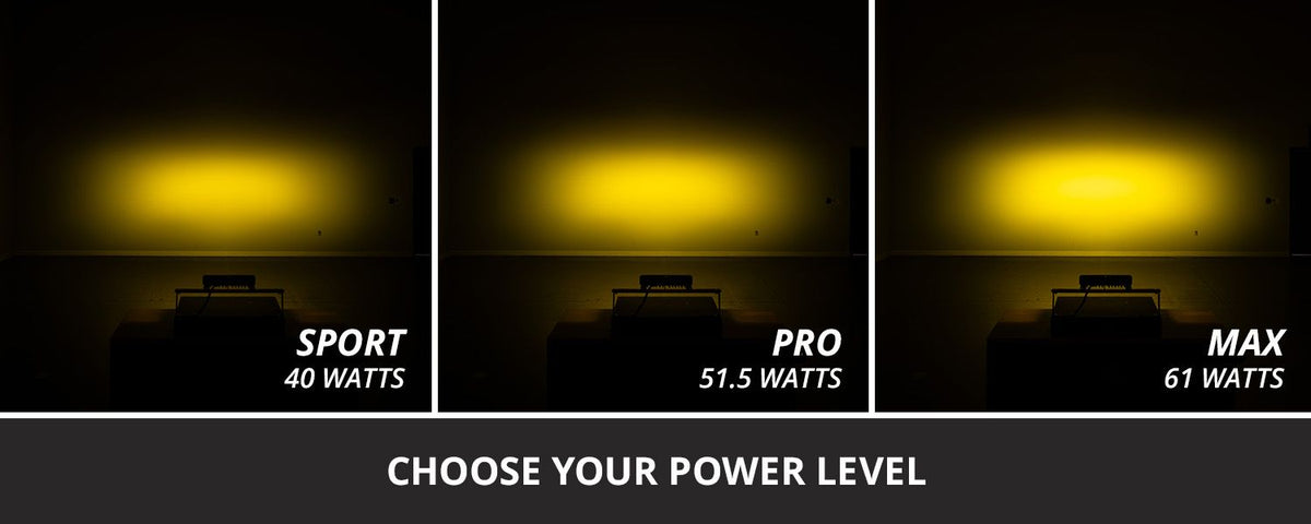 Diode Dynamics SS10 SAE/DOT Yellow LED Light Bar-2