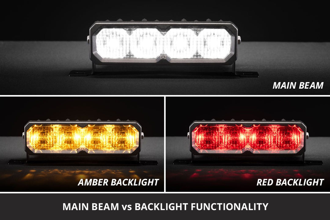 Diode Dynamics SS6 SAE/DOT White LED Light Bar (pair)-7
