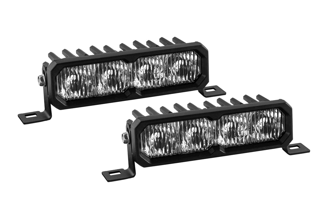 Diode Dynamics SS6 SAE/DOT White LED Light Bar (pair)-DD8134P-2