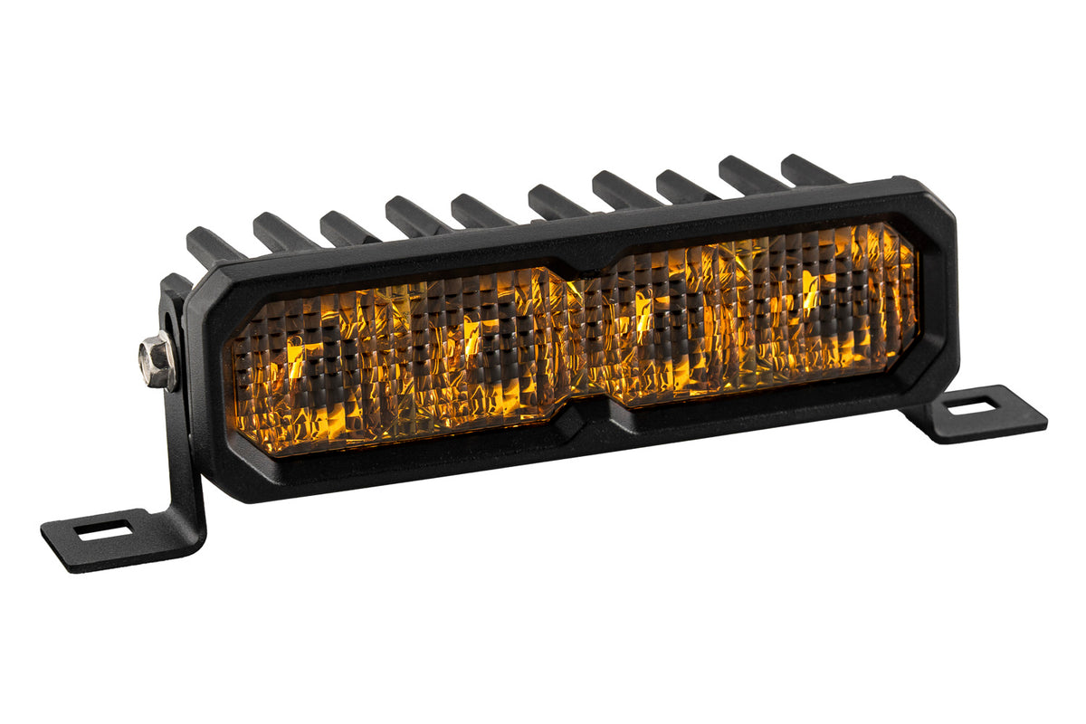 Diode Dynamics SS6 SAE/DOT Yellow LED Light Bar (single)-DD8138S-3