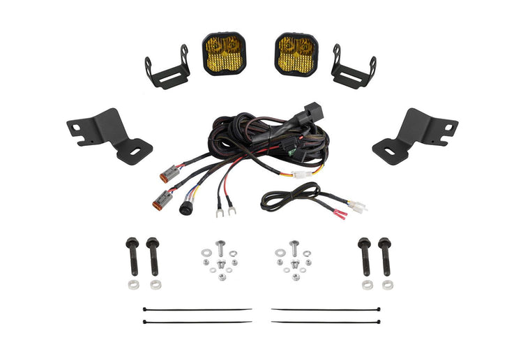 Diode Dynamics Stage Series A-Pillar Pod Kit for 2021-2024 Polaris RZR Trail-DD8081-ssdtch-4704-4