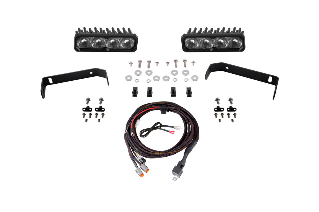 Diode Dynamics Stage Series SS6 Driving Light Kit for 2019-2021 Ford Ranger-DD8869-1