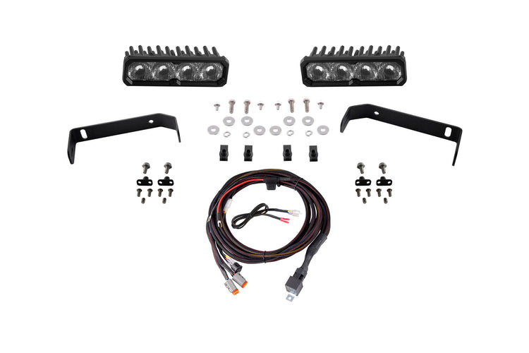 Diode Dynamics Stage Series SS6 Driving Light Kit for 2019-2021 Ford Ranger-DD8869-1