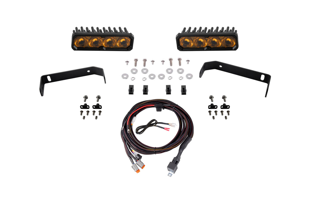 Diode Dynamics Stage Series SS6 Driving Light Kit for 2019-2021 Ford Ranger-DD8871-3