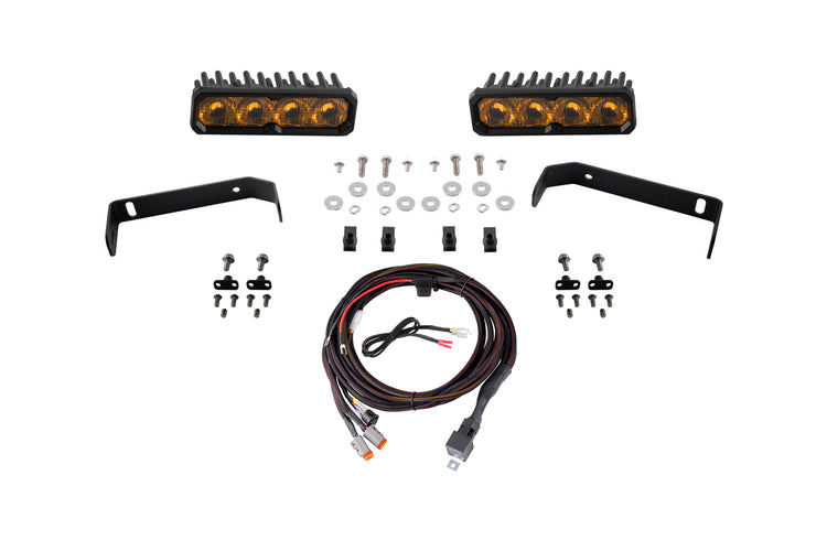 Diode Dynamics Stage Series SS6 Driving Light Kit for 2019-2021 Ford Ranger-DD8871-3