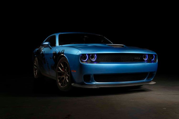 Dodge Challenger (15-23 / RGB / Set): Morimoto XRGB LED Headlights-6