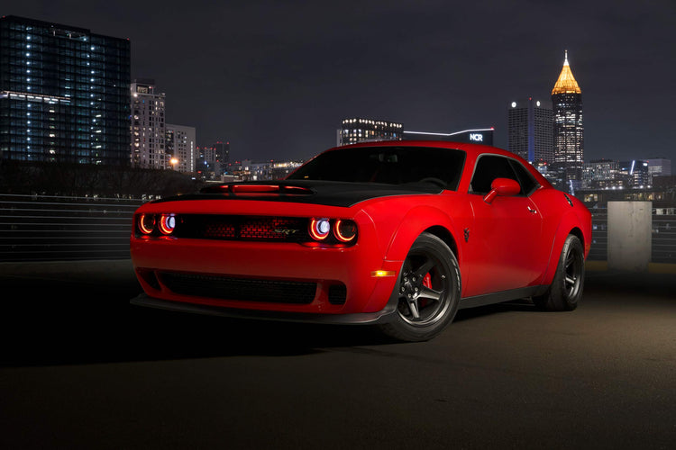 Dodge Challenger (15-23 / RGB / Set): Morimoto XRGB LED Headlights-7