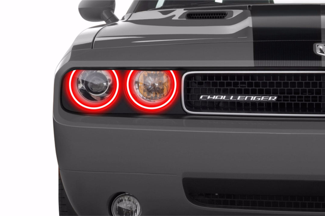 Dodge Challenger w/ OEM HID (08-14): Profile Prism Fitted Halos (Kit)-EDC01085