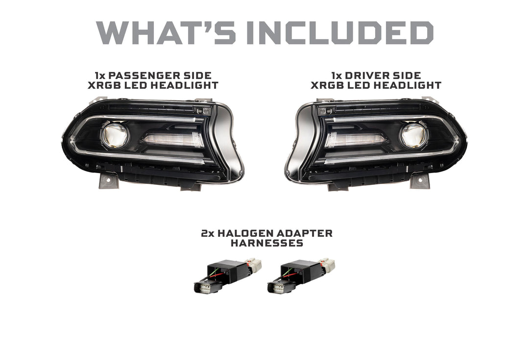 Dodge Charger (15-23)Morimoto XRGB LED Headlights-3