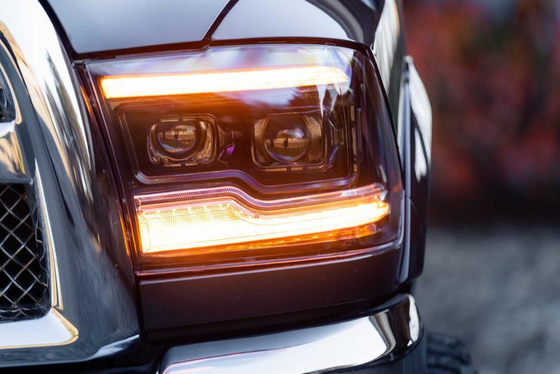 Dodge Ram (09-18): Morimoto XB LED Headlights (Amber DRL)-10