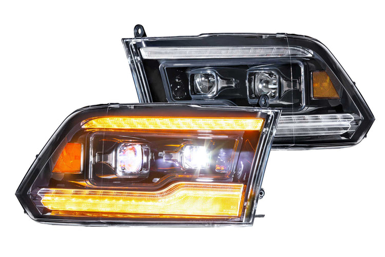 Dodge Ram (09-18): Morimoto XB LED Headlights (Amber DRL)-2