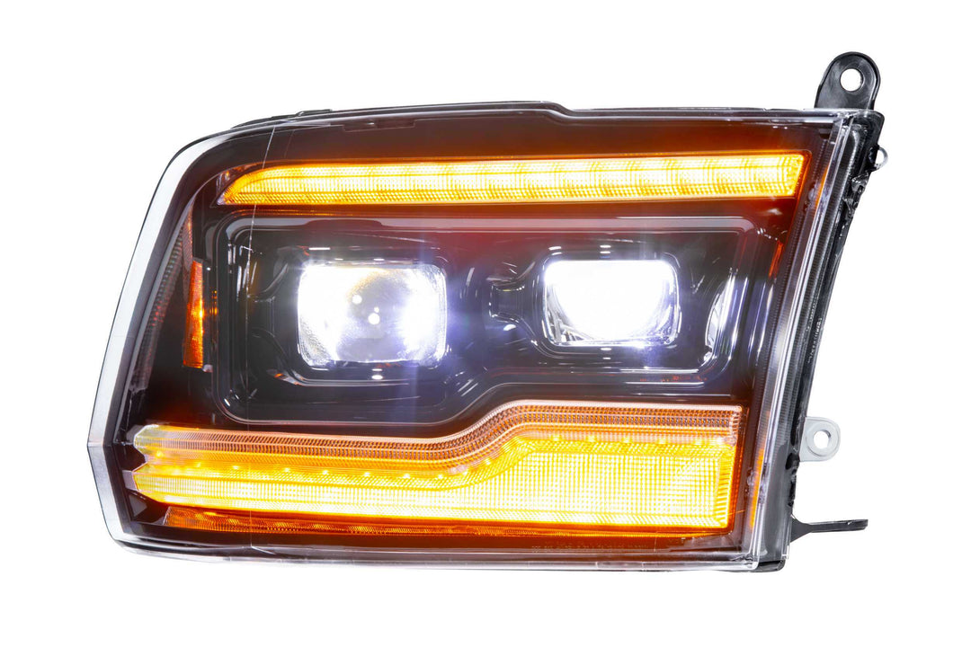 Dodge Ram (09-18): Morimoto XB LED Headlights (Amber DRL)-3