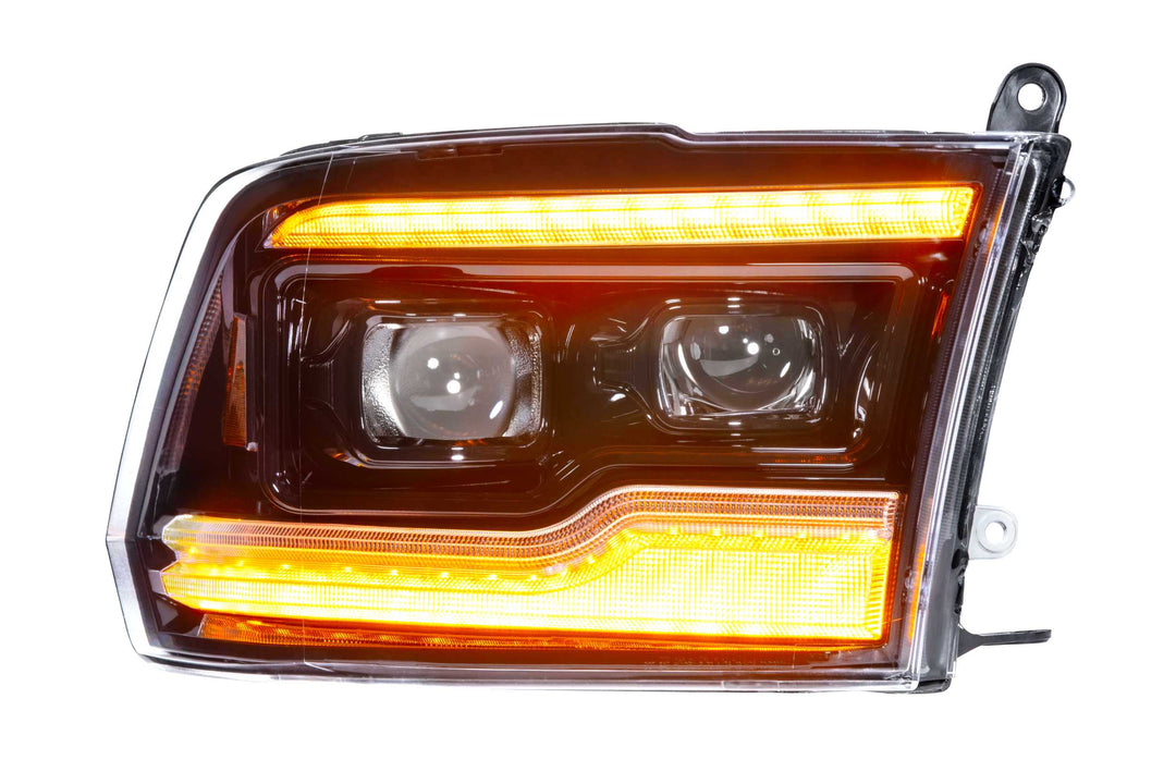Dodge Ram (09-18): Morimoto XB LED Headlights (Amber DRL)-4