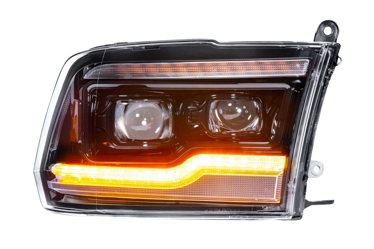 Dodge Ram (09-18): Morimoto XB LED Headlights (Amber DRL)-5