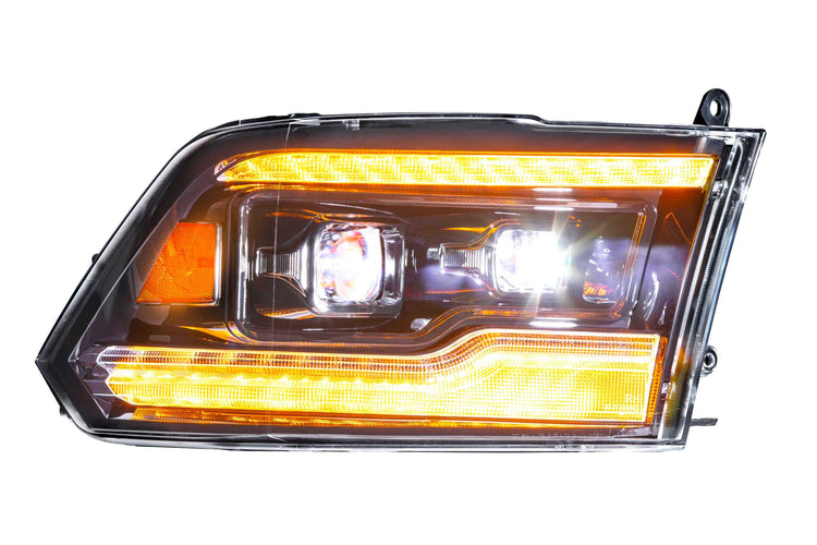Dodge Ram (09-18): Morimoto XB LED Headlights (Amber DRL)-7