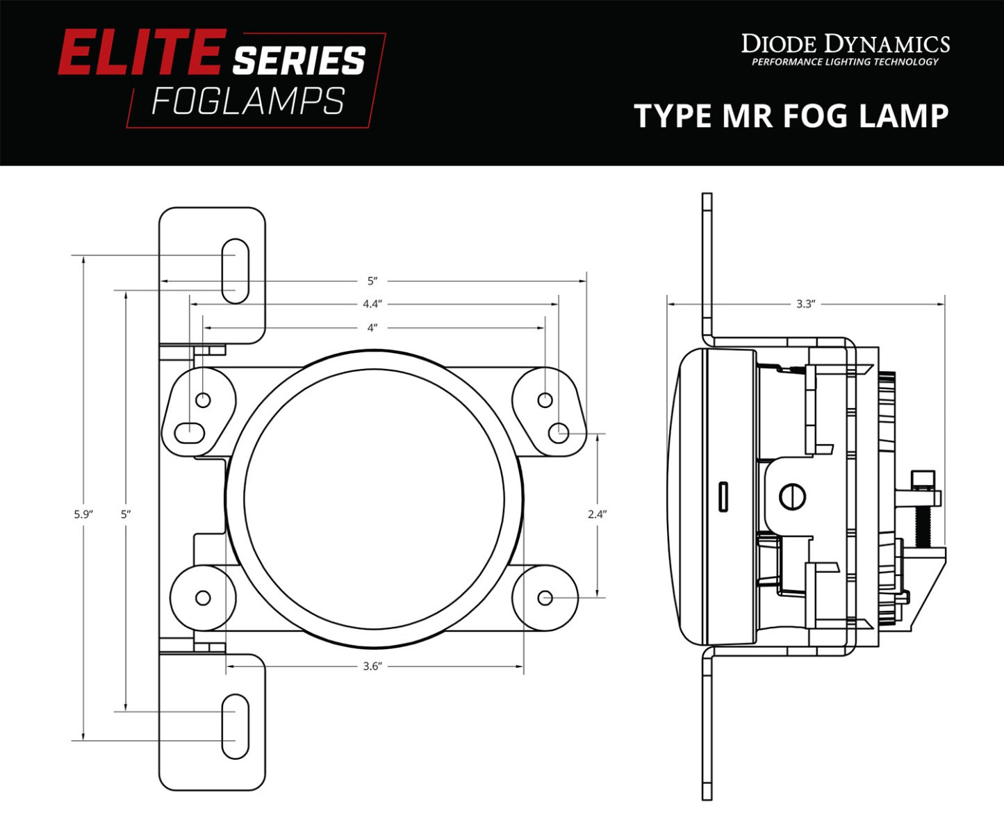Elite Series Fog Lamps for 2018-2022 Jeep JL Wrangler Rubicon w/ Steel Bumper (pair)-