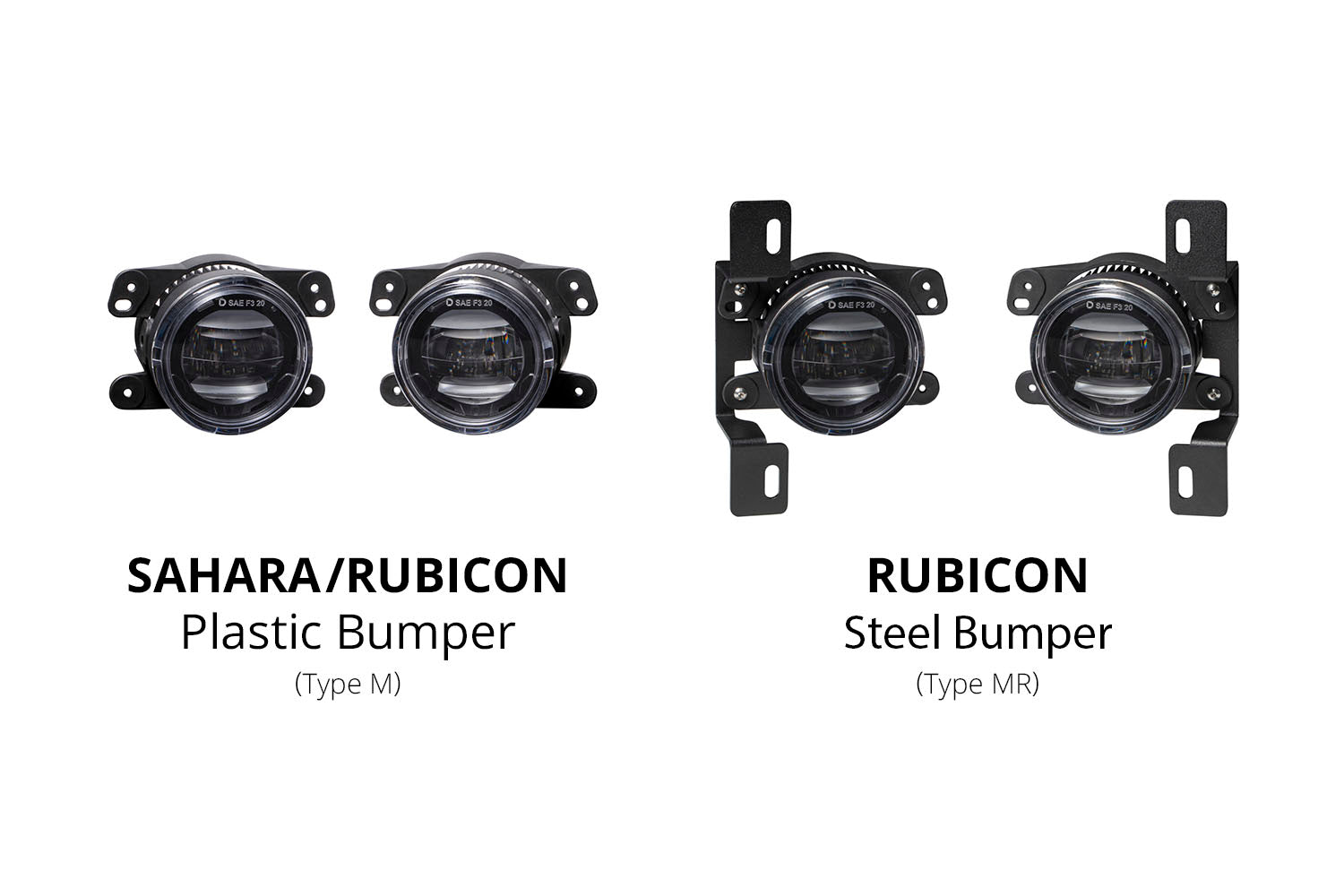 Elite Series Fog Lamps for 2018+ Jeep JL Wrangler Sahara/Rubicon w/ Plastic Bumper (pair)-6